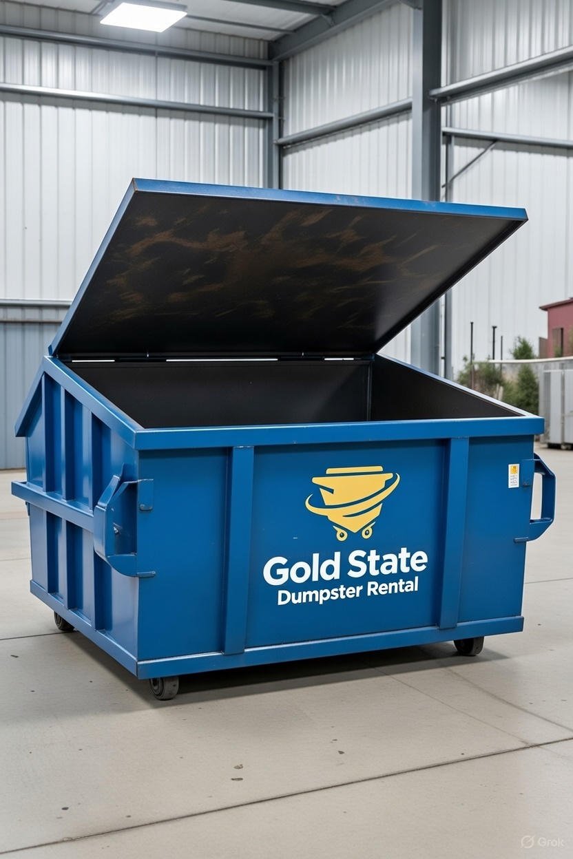 Gold state dumpster rental commercial dumpster new condition